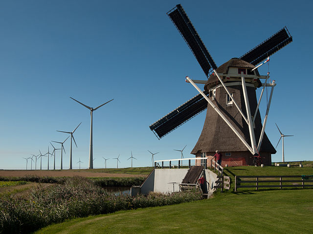 The Netherlands are actually rather famous for their wind, when you think about it